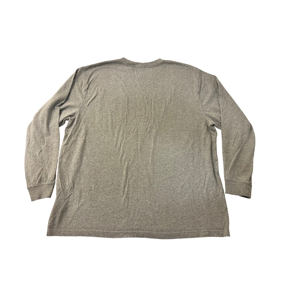Carhartt Mens Long Sleeve Pocket T-Shirt Heather Gray Workwear Large XL - Picture 7 of 8